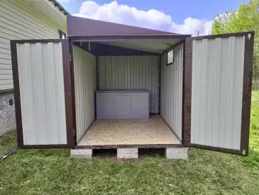 Хозблок для вещей в двойной расцветке + ящик для инструмента в дер. Пупцево, г.о. Клин, МО